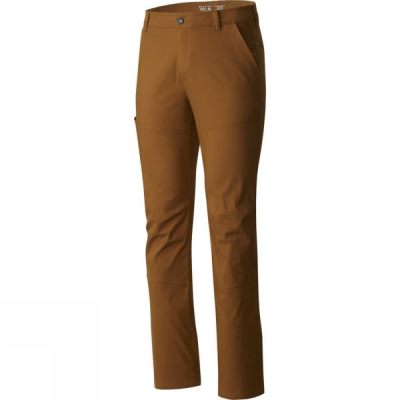 Pantalones Mountain Hardwear Hardwear AP Hombre - Marrones - Chile FEI479208